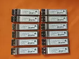 LOT OF 12 - FTLF8528P3BCV-HD Finisar 8G 850nm SFP+ Transceiver (*)