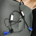4x Dell UF366 USB KVM Switch SIP Server Interface Pod Cables