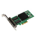 PCI Express to Quad Ports Server Network Card Intel350 PCIe4x 1G Server Lan Card