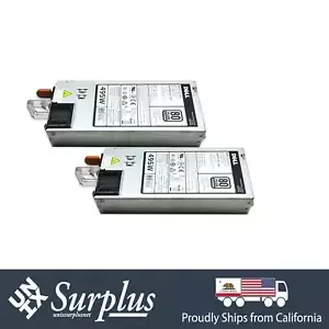 Lot of 2 Dell 495W Power Supply PSU 80 Plus Platinum R520 R620 R630 R720 T320