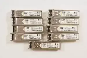 Lot of 9 Cisco GLC-SX-MM 30-1301-04 1G Ethernet Transceiver CNUIAFJAAC