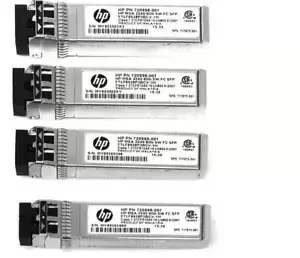 HP C8R25B 721000-002 876144-001 MSA 2040 2050 10Gb SW iSCSI SFP+ 4-pack