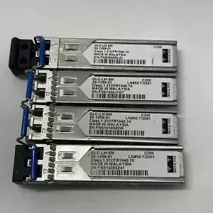 LOT OF 4 Cisco 30-1299-01 Transceiver GLC-LH-SM