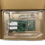 Intel I350-F2 Gigabit Ethernet Adapter I350F2BLK W/ FTRJ8519F1KNL-QL Transceiver