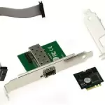 M2 M.2 Ngff E A Key SFP Fibre Gigabit Lan Ethernet 1000Mbps - Intel WGI210AS