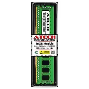 16GB PC4-19200 ECC REG RDIMM (Micron MTA18ADF2G72PZ-2G3 Equivalent) Memory RAM