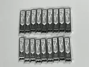 Lot of 18 Genuine Cisco DS-SFP-FC4G-SW SFP Fiber Transceivers