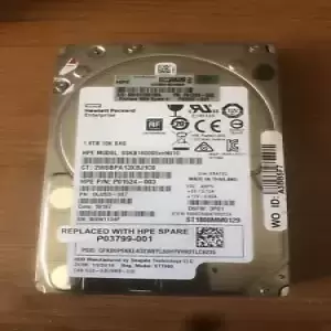 P01524-003 ST1800MM0129 1.8TB 10K SFF SAS HP HDD SS2000 SGT *NO TRAY P03799-001