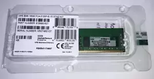 HPE Original 8GB HP (1x8GB) Single Rank x8 DDR4-2133 Unbuffered - Retail Box