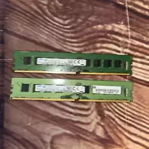 LOT OF 2 SAMSUNG 8GB M378A1G43DB0-CPB  PC4-2133P DESKTOP RAM