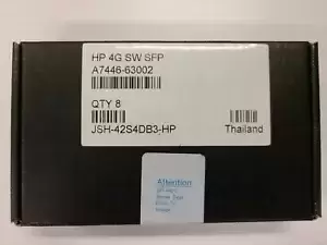 NIOB HP 4G SW SFP Transceiver Module | A7446B | 5-5 P/N: A7446-63002 | Lot of 8