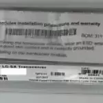 HPE JD118B X120 Gigabit Ethernet SFP fiber transceiver