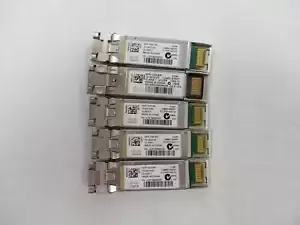 Lot of 5 Cisco 10G SFP+ 850nm 300m Transceiver Module P/N: SFP-10G-SR-10-2415-03