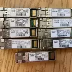 Lot of 9 -- Cisco DS-SFP-FC8G-SW 8Gb Short Wave SFP+ Fibre Channel Transceiver