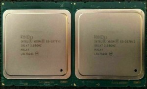 Matching Pair(2) Intel Xeon E5-2670 v2 10-core 2.50 GHz SR1A7 115W processors
