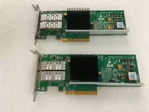 Lot (2) Silicom PE210G2SPI9-XR Dual Port  10 Gigabit Ethernet Server Adapter