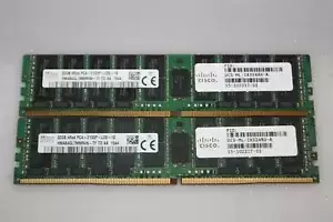 Pack of two DDR4 Server RAM: SK Hynix 32 GB 4Rx4 PC4-2133P-LD0-10(1544) - TESTED