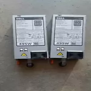 Dell 80 Plus Platinum 495W Server Power Supply Lot Of 2