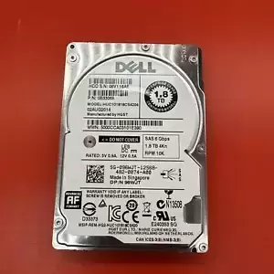 Dell 96WJT 096WJT 1.8TB SAS 6Gbps 4Kn 10K SAS 2.5” HDD