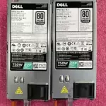 Lot Of 2 Dell Y9VFC 750W 80+ PLATINUM SERVER POWER SUPPLY PowerEdge R730 0Y9VFC