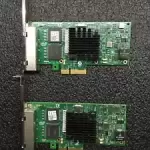 Lot of 2 DELL INTEL I350-T4 4-PORT GIGABIT SERVER ADAPTER  X8DHT, THGMP