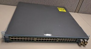 Cisco ws-c3560g-48ts-s with 4 1gb copper transceivers