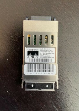 CISCO WS-G5484 1000BASE-SX GBIC Gigabit Transceiver Module 800-23857-01