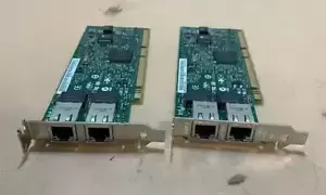 Lot 2 Intel Pro 1000MT Dual Port Server Adapter 000423DF31B6 C41421003 FW82546GB