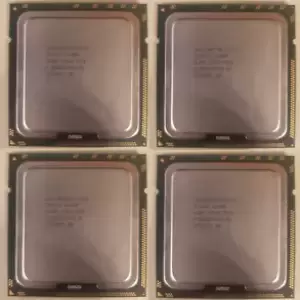 (2) matched pairs Intel Xeon Quad Core E5520 2.26Ghz SLBFD LGA1366 Processor CPU