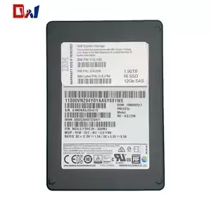 1.92TB IBM 01EJ782 01EJ784 SAS 12Gb/s 2.5" RI SSD 01EJ598 MZILS1T9HEJH-000M3