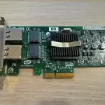 HP NC360T PCIe DUAL PORT SERVER ADPATER 412646-001 (LOW PROFILE)
