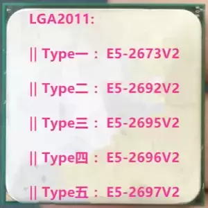 Intel Xeon E5-2673V2 E5-2692V2 E5-2695V2 E5-2696V2 E5-2697V2 LGA2011 CPU