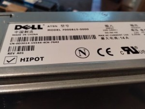 Dell PowerEdge 2800 Server Power Supply 0D3014 D3014 930W Hot Swap PSU