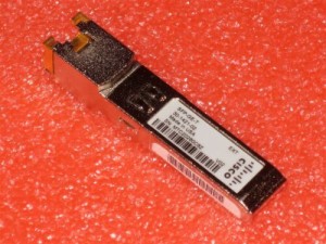 GENUINE Cisco SFP-GE-T EXT 30-1421-02 USA 1000BASE-T RJ45 SFP Transceiver