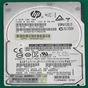 2x (K0F26A) HP 3PAR 1.8TB 10K 2.5" SAS HDD (787175-005) (HUC101818CS4204)