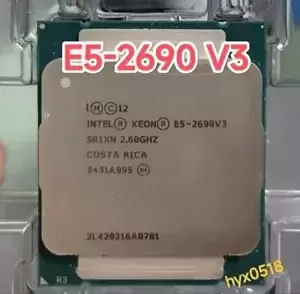 Intel Xeon E5-2690 V3 CPU 12-Core 2.6GHz SR1XN 30MB 135W LGA 2011-3 Processor