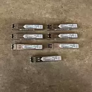 LOT OF 7 CISCO DS-SFP-FC4G-SW SFP TRANSCEIVER 850NM 10-2195-01 MINI-GBIC B5-1(1)