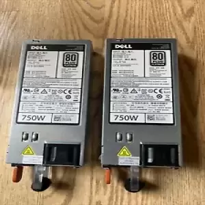 Lot of 2 Dell PowerEdge 750W EPP 80 Plus Platinum Power Supply 0W8R3C