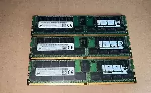 Micron (3 X 32GB) 96GB 2RX4 PC4-2133P-RBB-10 Registered ECC Memory