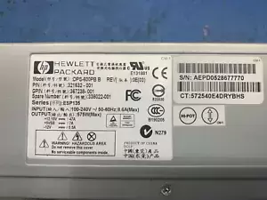 HP HOT SWAP SERVER SWITCHING POWER SUPPLY 575W DPS-600PB B 321632-001