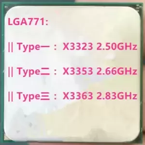 Intel Xeon Quad-Core X3323 X3353 X3363 LGA771 Desktop CPU