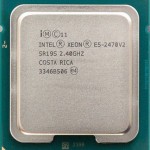 Intel Xeon E5-2470 V2 E5-2470V2 L3-25MB 2.4GHz 10 Core 20 Threads CPU 2#