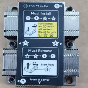 Lot of 2 HP 872452-001 Standard CPU Heatsink for ProLiant DL360 Gen 10 Servers