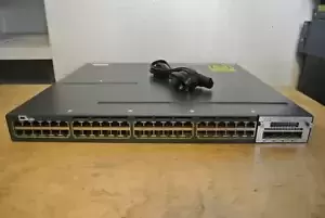 CISCO WS-C3560X-48T-L 48 PORT MANAGED GIGABIT ETHERNET L2 SWITCH/LANBASE W/4xSFP