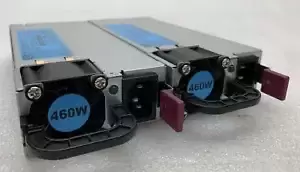 Lot of 2 HP Server Power Supplies Model: HSTNS-PR17