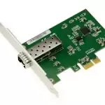 Pcie 1x Network Fibre 0.0353oz Gigabit Lan Ethernet SFP LC With Chipset Intel Wg
