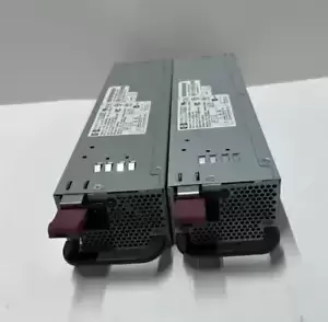 2 HP Hewlett Packard Power Supply DPS-600PB B 321632-501 367238-501 575 WATTS