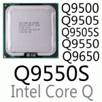 intel  Q9500 Q9505 Q9505S Q9550 Q9550S Q9650 LGA775 CPU Processor