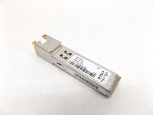 CISCO SFP-GE-T= SFP (MINI-GBIC) TRANSCEIVER MODULE S/N MTC19300Q8Q