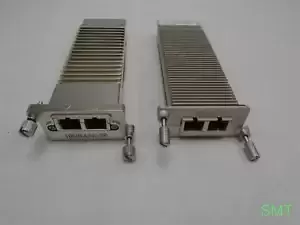 Lot of 2 Genuine Cisco XENPAK-10GB-SR 10-2014-02 V02 Transceiver Module